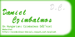 daniel czimbalmos business card